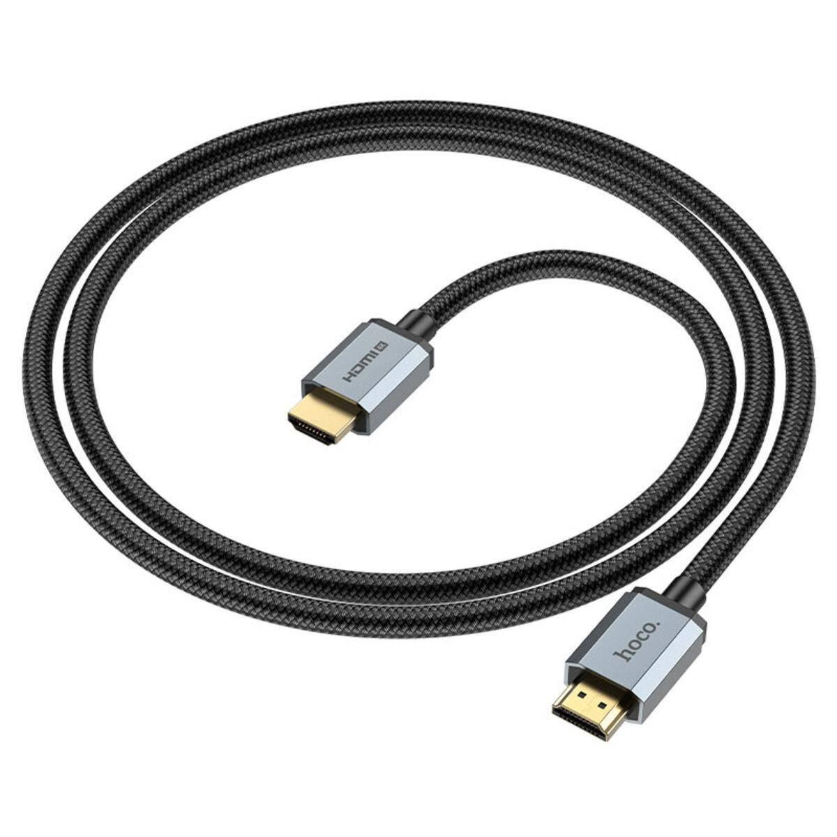 Кабель Hoco HDMI US03 HDTV Male to Male 4K HD 3 м Black (10651907)