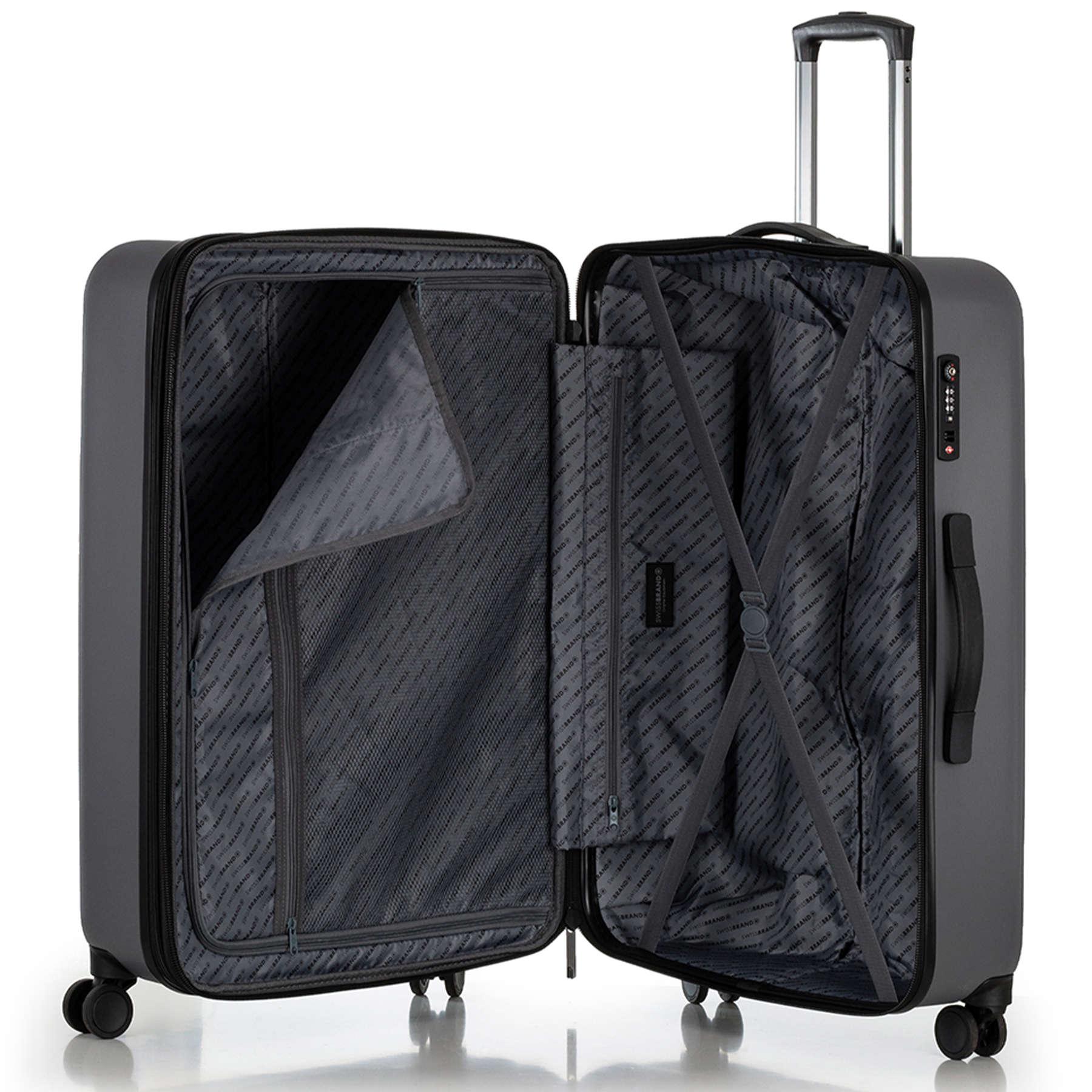 Валіза Swissbrand Berlin L Grey (SWB_LHBER801L) - фото 3 Валіза Swissbrand Berlin L Grey (SWB_LHBER801L) - фото 3