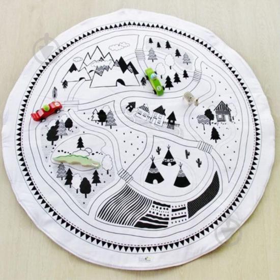 Одеяло коврик в детскую комнату Вигвамы Серый (is124162) Одеяло коврик в детскую комнату Вигвамы Серый (is124162)