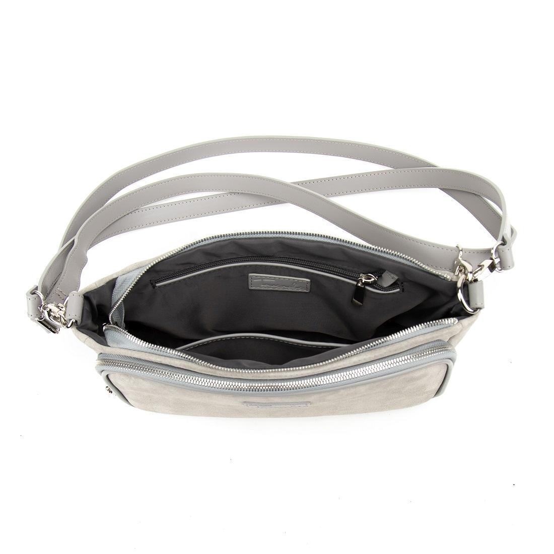 Жіноча сумка кросбоді Tavinchi CH-001G-Y сіре (2742679619) - фото 2 Жіноча сумка кросбоді Tavinchi CH-001G-Y сіре (2742679619) - фото 2