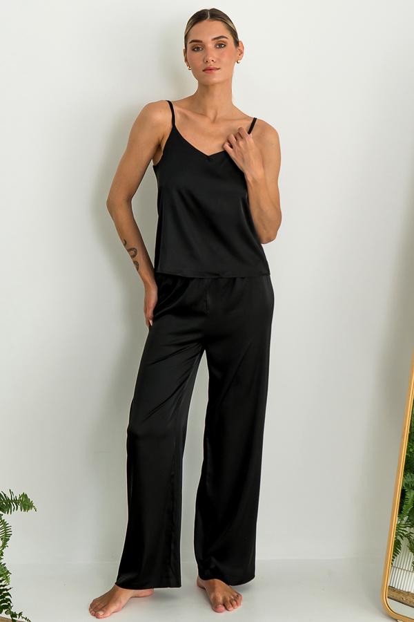 Пижамный комплект Forly шелковый с брюками XXL Devil (SH0048-16-79_XXL)