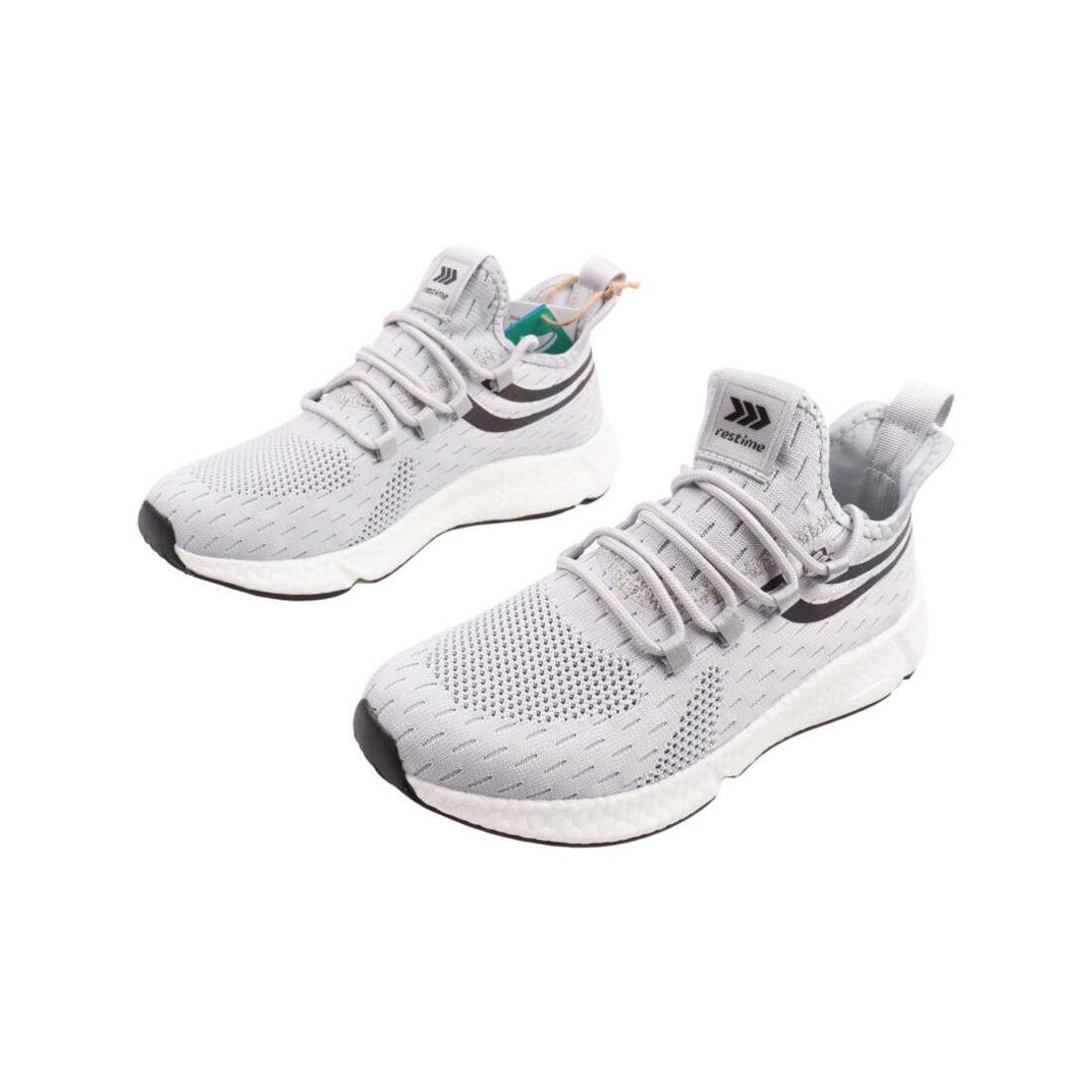 Кроссовки мужские Restime текстиль Серый (215-22LK 44) - фото 5