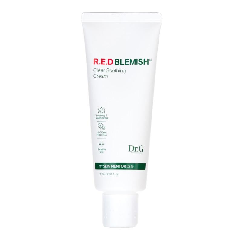 Крем для обличчя Dr.G RED Blemish Clear Soothing Cream заспокійливий проти висипу 70 мл (23470609)