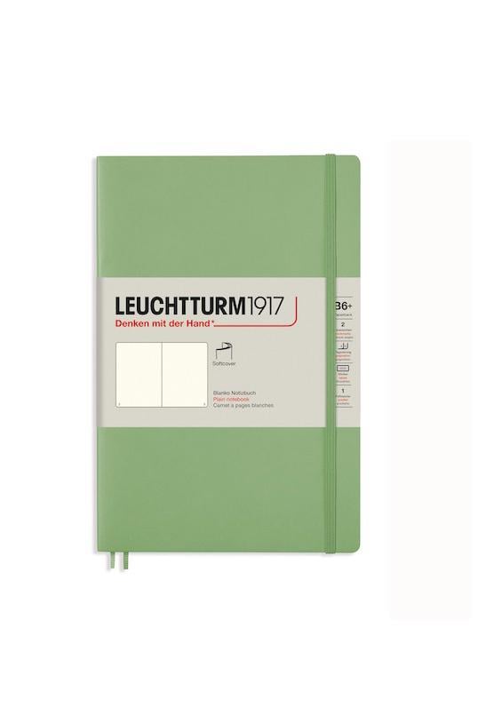 Блокнот Leuchtturm1917 Muted Colours Paperback B6 Sage мягкая обложка чистые листы (363935)