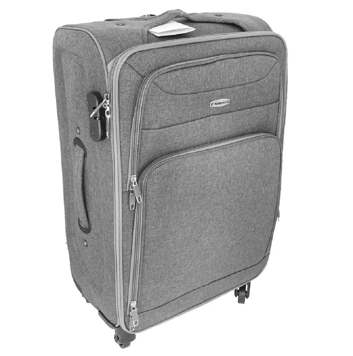 Валіза тканинна KAIMAN 19226 середня Сірий (Kt00003)
