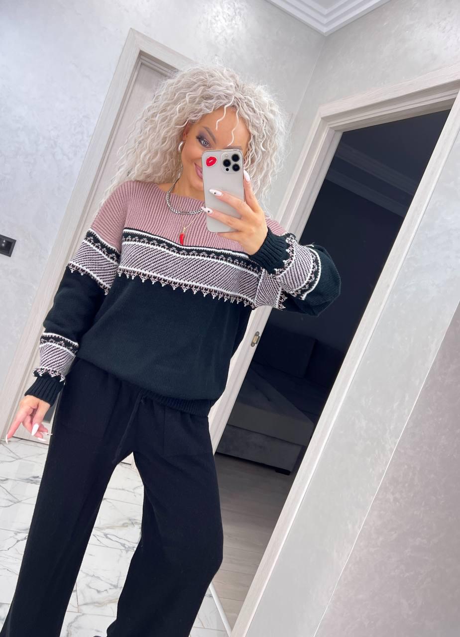 Женский свитер Миранда 44-56 мокко (2049-нс) - фото 23 Женский свитер Миранда 44-56 мокко (2049-нс) - фото 23