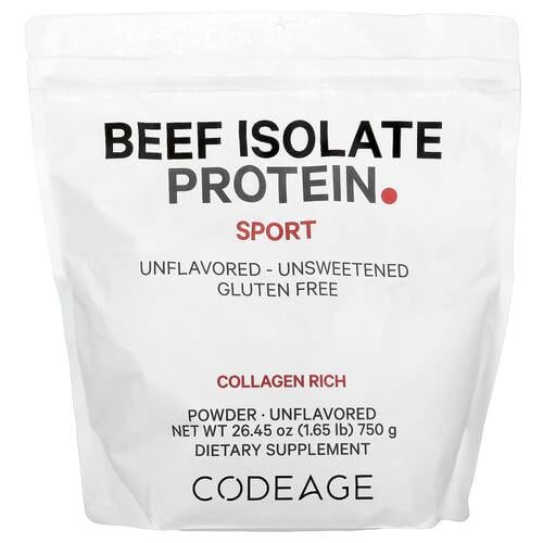 Яловичий протеїн Codeage Beef Isolate Protein Powder 750 г (AGE-60935)
