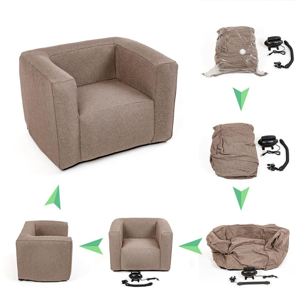 Надувное кресло Коричневый (SW-00002291) - фото 6