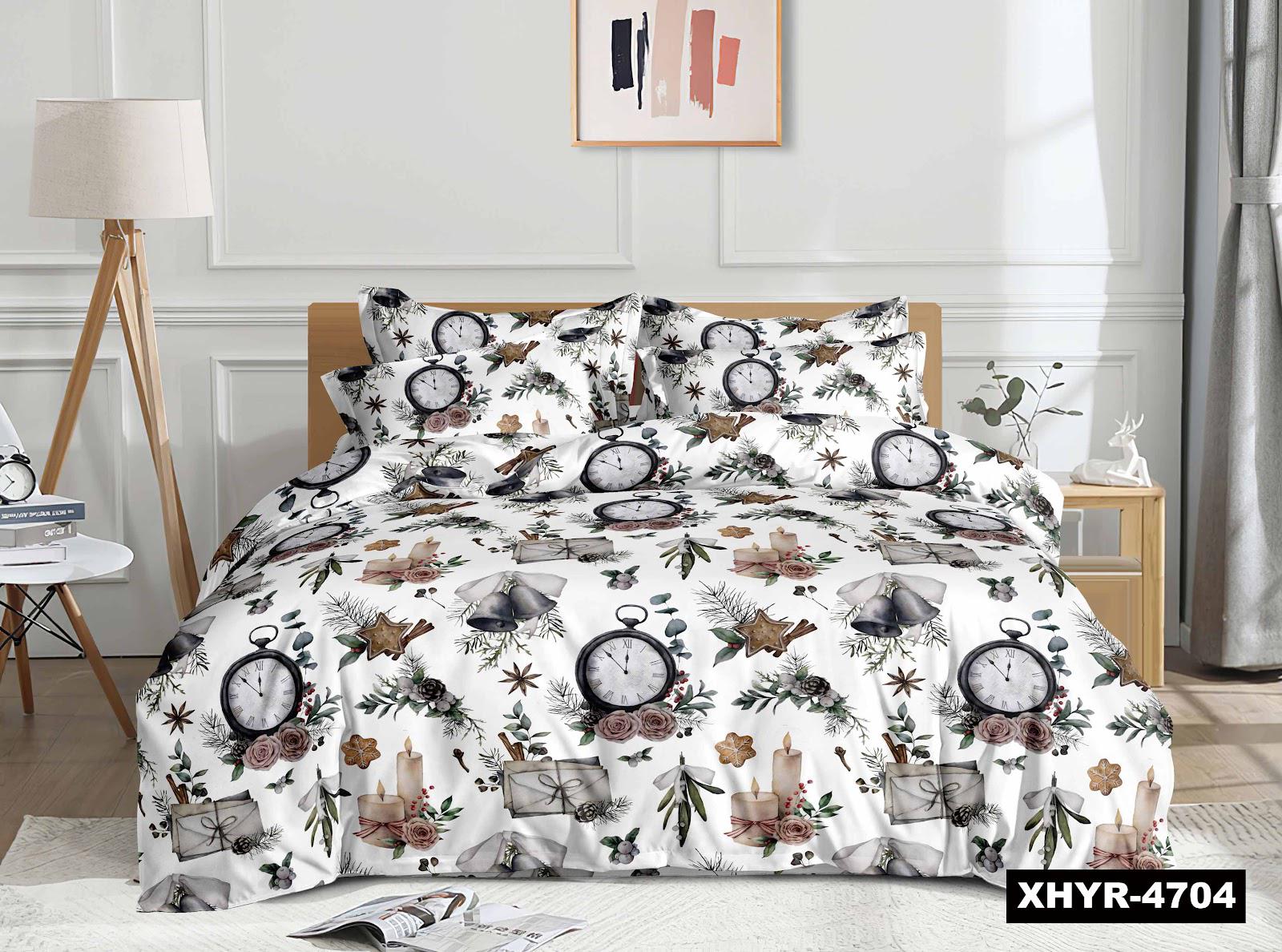 Комплект постільної білизни байка полуторний 150х220 см 70х70 см Білий (4704)