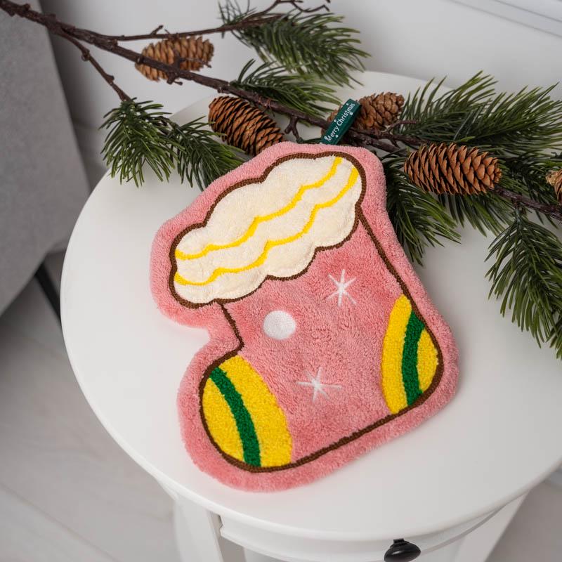 Прихватки Новый год Розовый (88444)