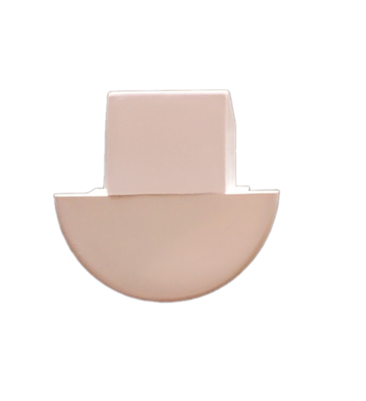 Заглушка на профиль врезной 16 мм 6x22 мм (28384)