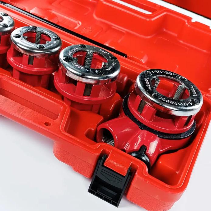 Набір клупів Haisser 2018801 з тріскачкою 4 шт. 1/2" 3/4" 1" 1 1/4" (2018801) - фото 3