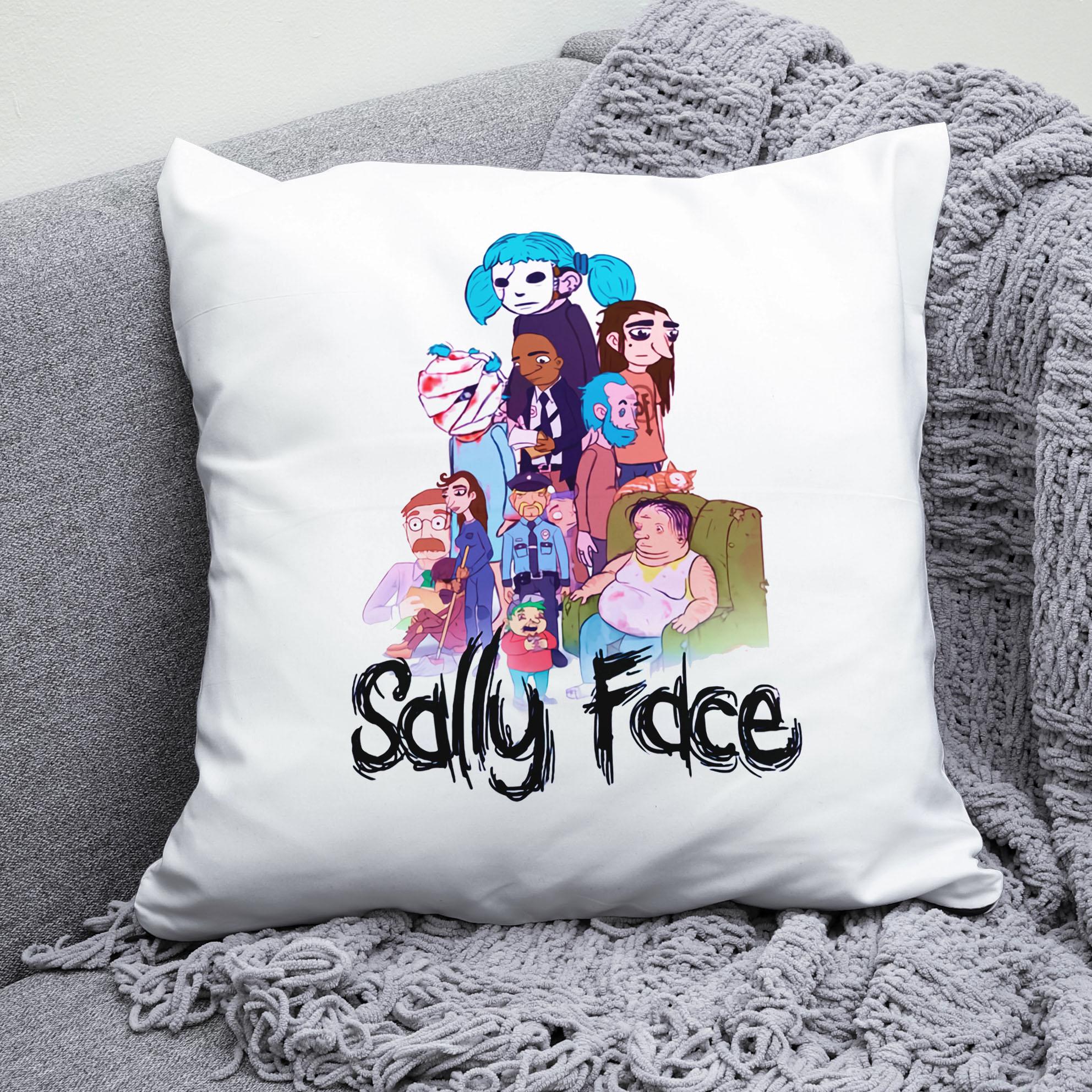 Плюшевая подушка квадрат с принтом игры Салли Фейс Sally Face