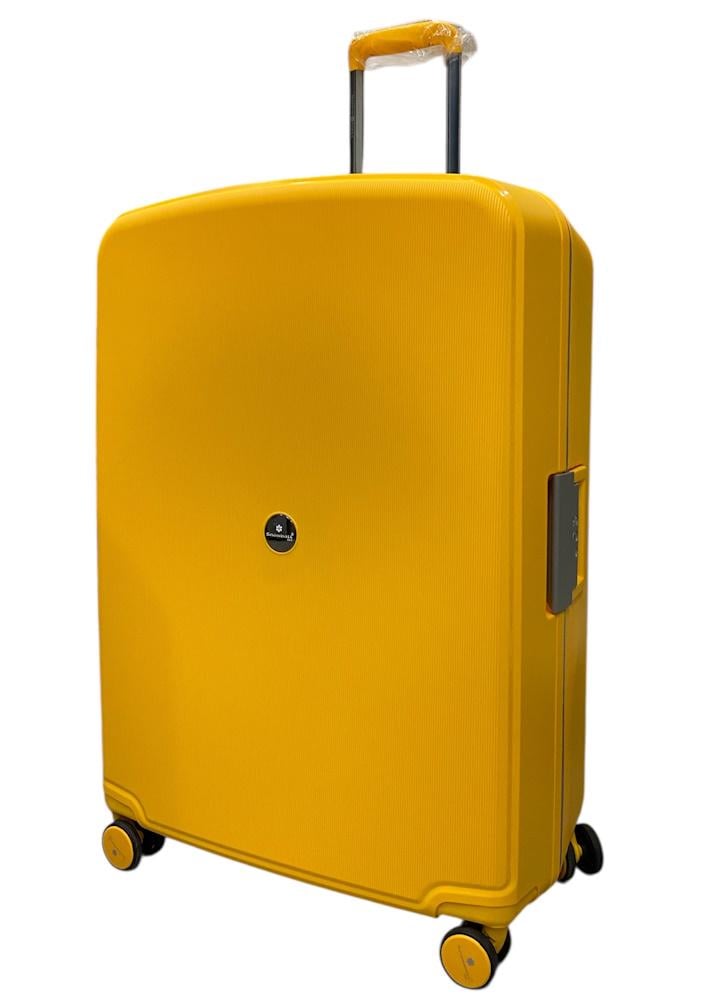 Валіза велика Snowball 37103 поліпропілен L Жовтий