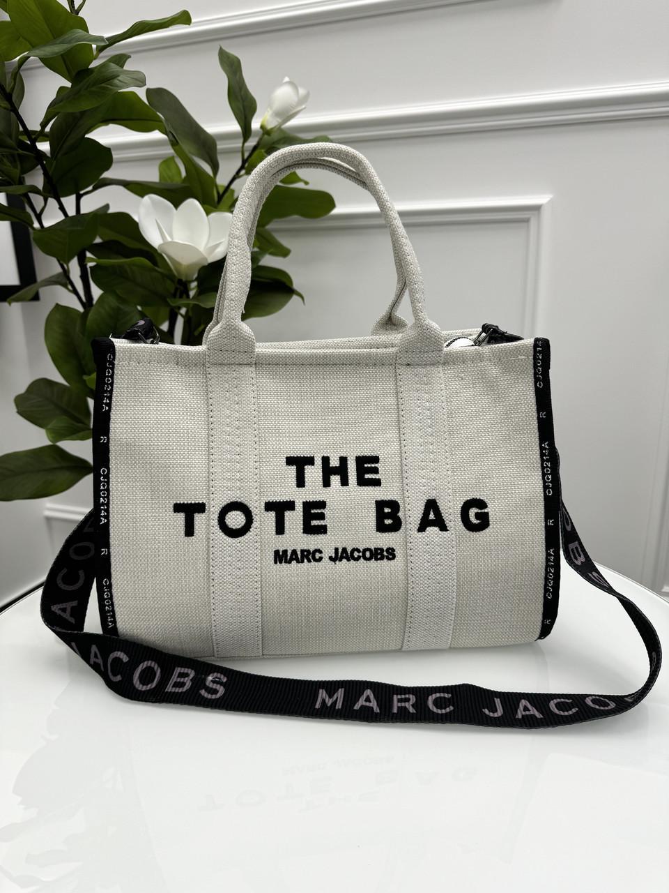 Сумка шоппер женская Marc Jacobs Tote Bag тек Молочный (2187058646)