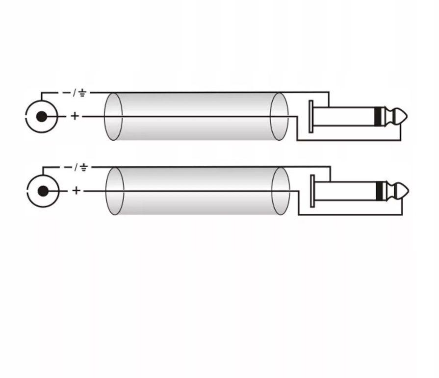 Кабель аудио Roxtone SAC-C150-L2 2xJack 6,3 mono-2xRCA 2 м - фото 3