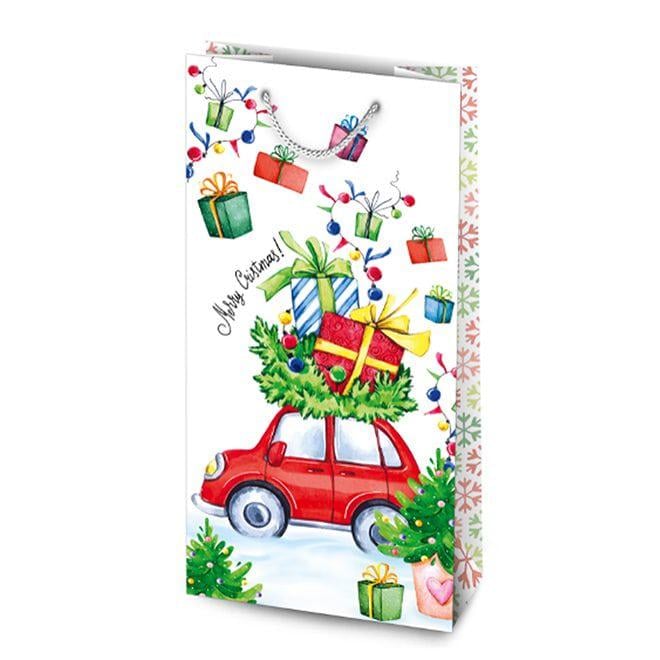 Пакет подарочный новогодний Flora микс 10х6х21 см 10 шт. (7949) - фото 3 Пакет подарочный новогодний Flora микс 10х6х21 см 10 шт. (7949) - фото 3