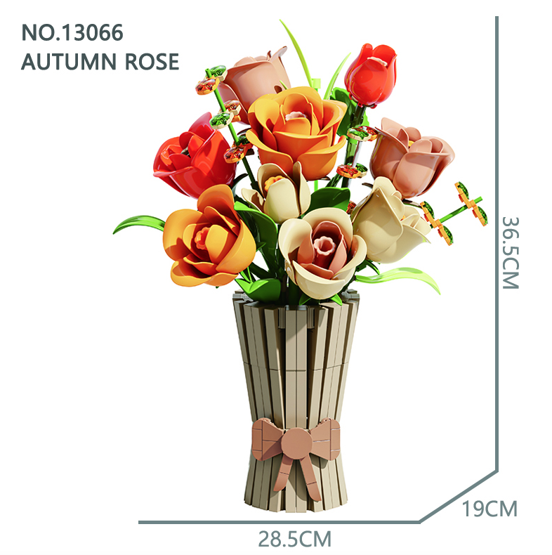 Конструктор Цветы Романтический букет для девочки 868 дет. (13066) - фото 2 Конструктор Цветы Романтический букет для девочки 868 дет. (13066) - фото 2