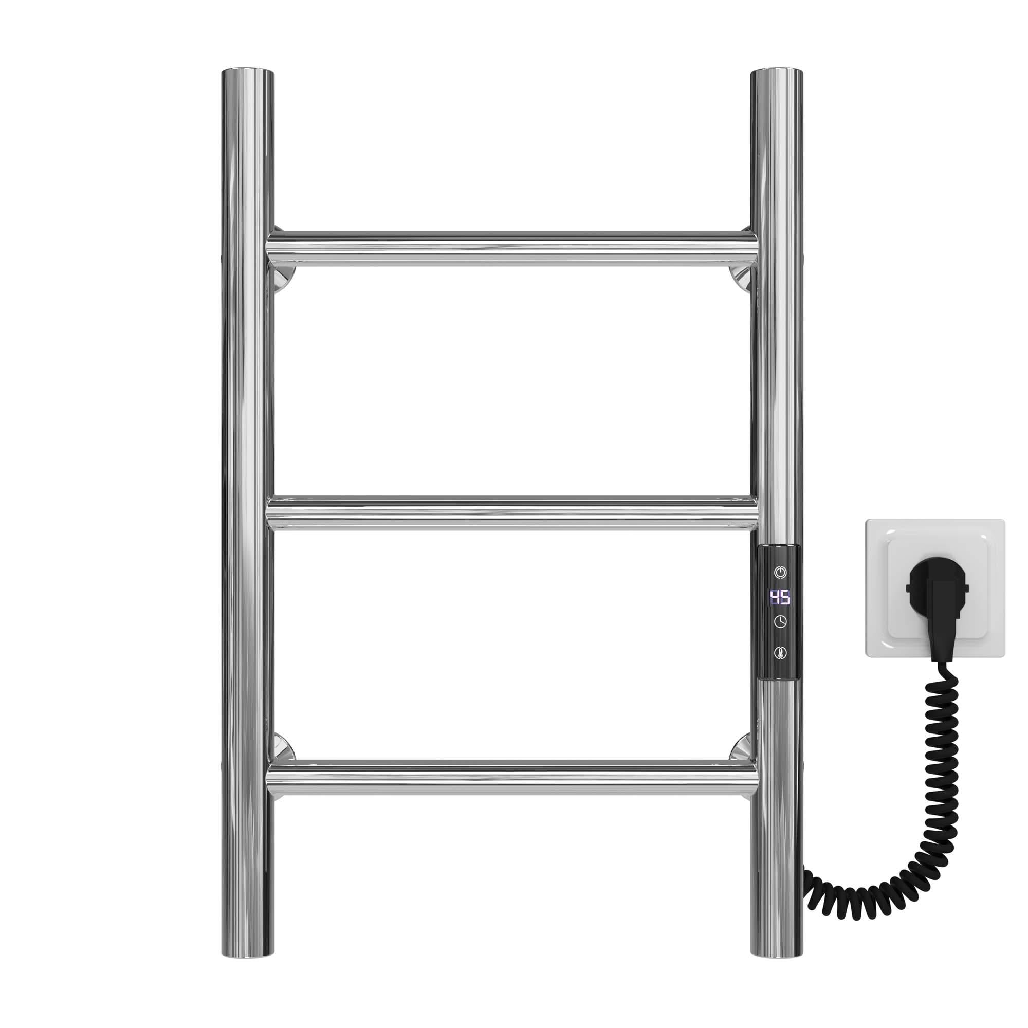 Рушникосушарка електрична Deffi Оріон П3 JD03 праве підключення нержавіюча сталь 300х500 мм Хром (C.OR.50.30.3.E.C.R.1)