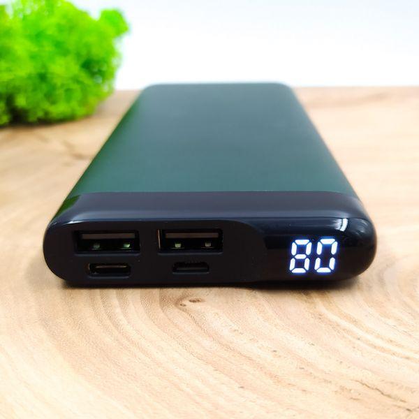 Портативное зарядное устройство Usams US-CD148 PB55 10000 mAh Green (28249) - фото 4