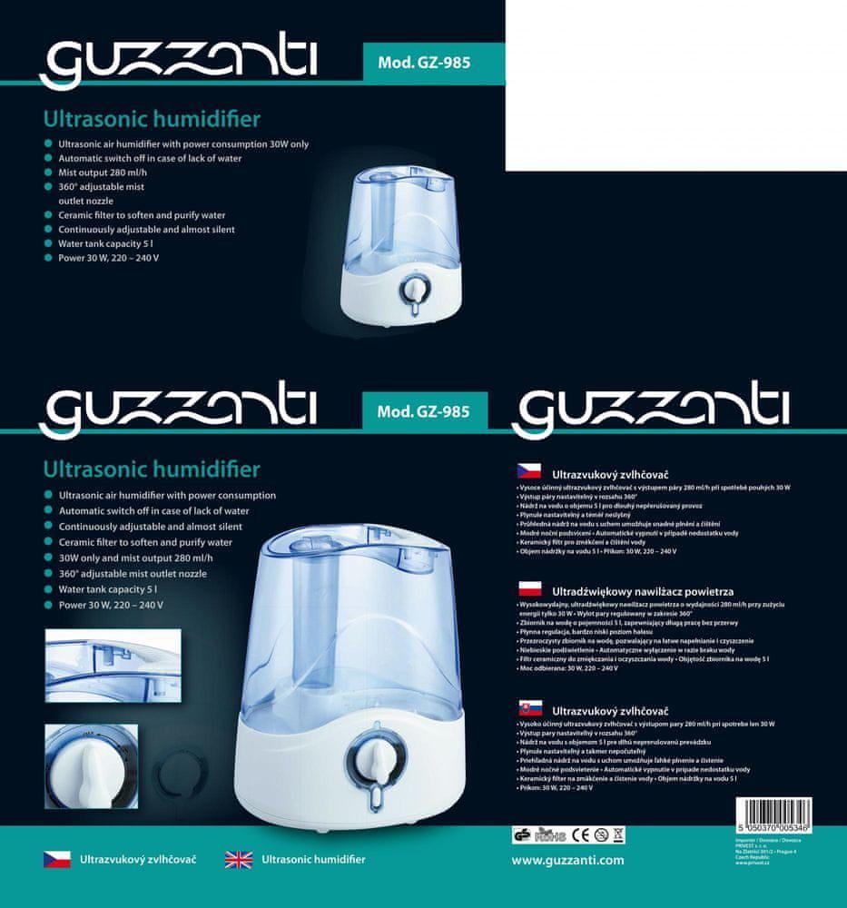 Зволожувач повітря Guzzanti GZ-985 (561826) - фото 2
