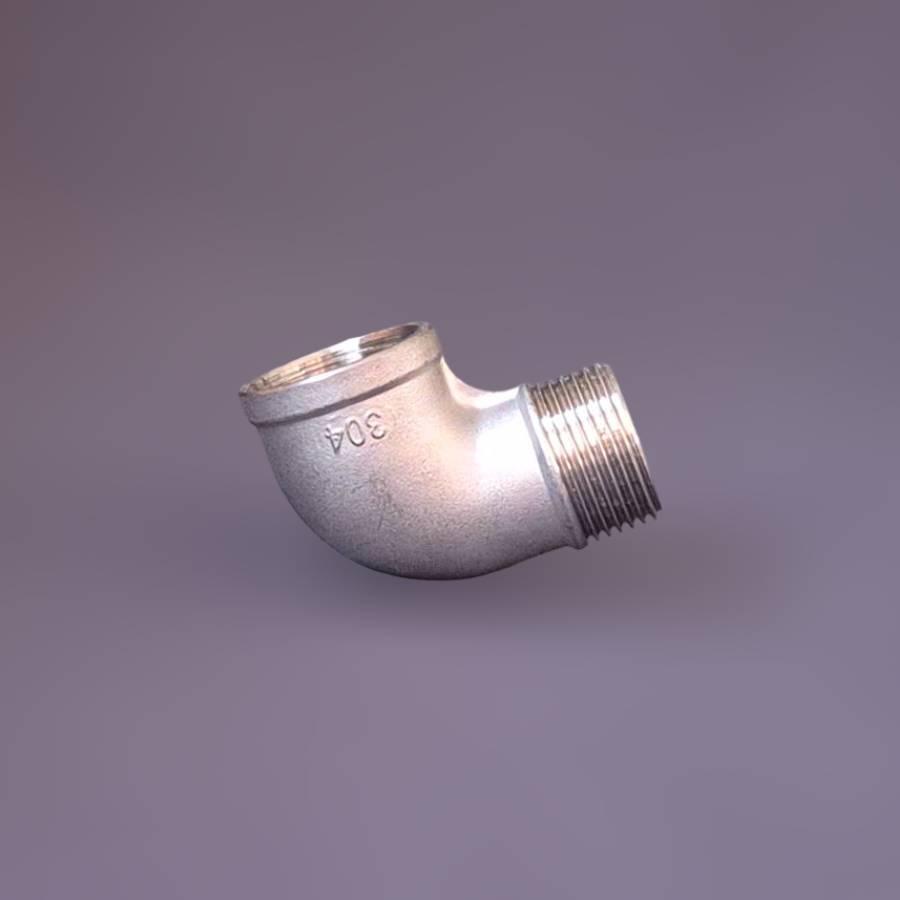 Відвід різьбовий DN25 ВН/ЗР н/ж сталь AISI304 90° Class 150 BSPP ISO 4144 1" (29203026) - фото 7 Відвід різьбовий DN25 ВН/ЗР н/ж сталь AISI304 90° Class 150 BSPP ISO 4144 1" (29203026) - фото 7