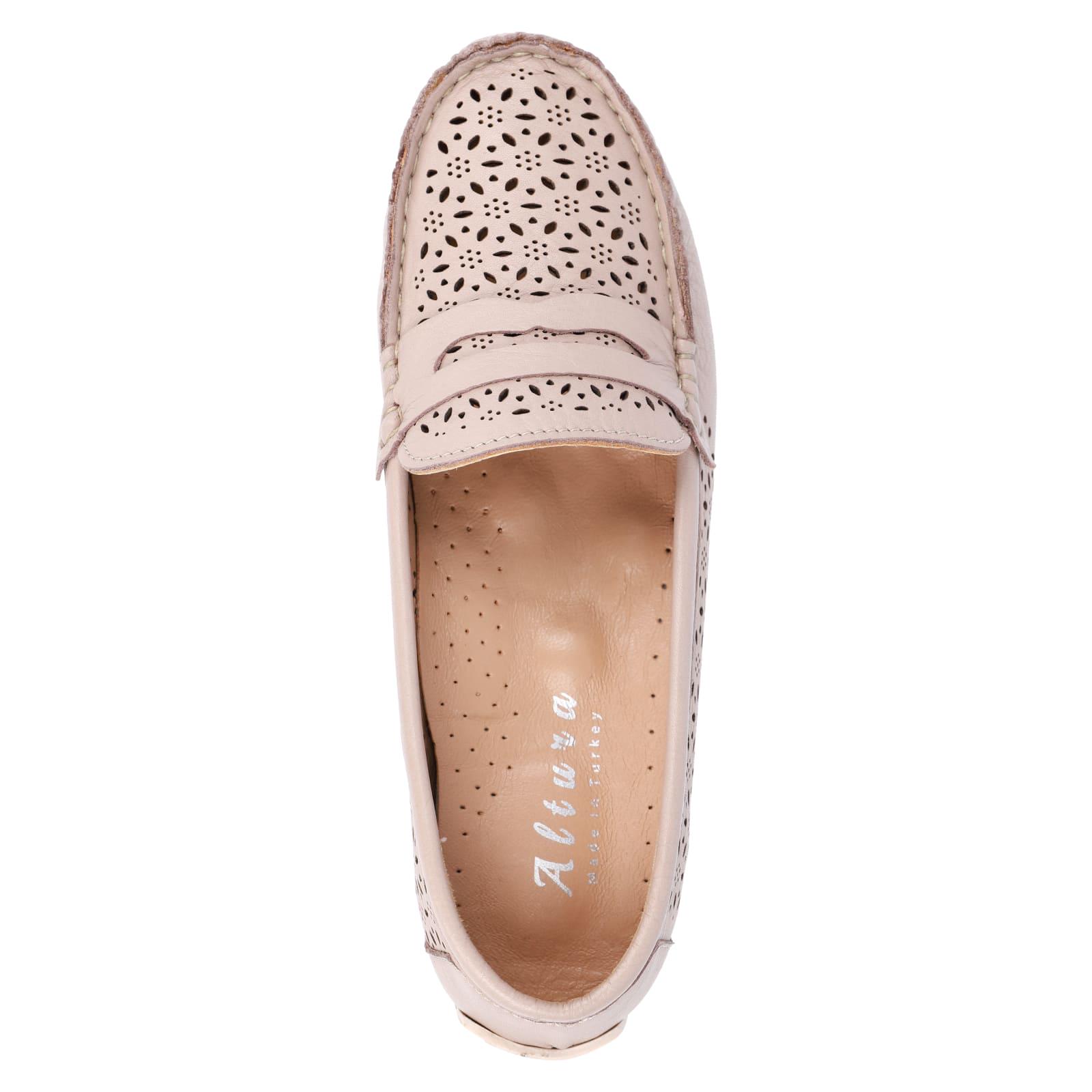 Мокасины женские Altura р. 37 Бежевый (9259164737) - фото 4 Мокасины женские Altura р. 37 Бежевый (9259164737) - фото 4