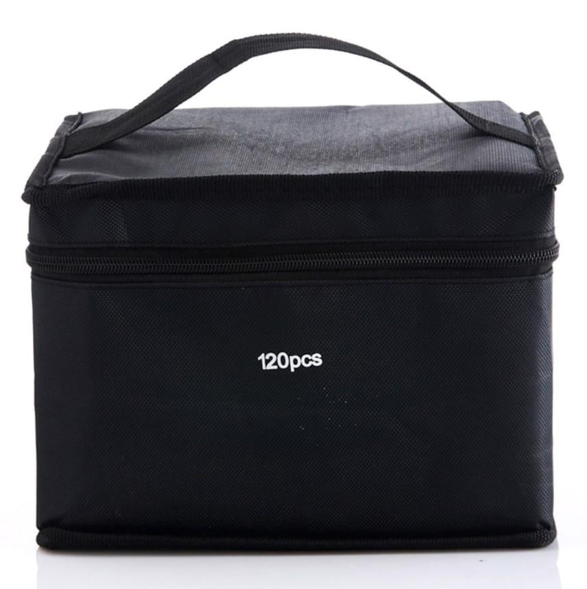 Набір скетч-маркерів двосторонніх YULIN в чохлі 120 шт. (MX-00007292) - фото 3