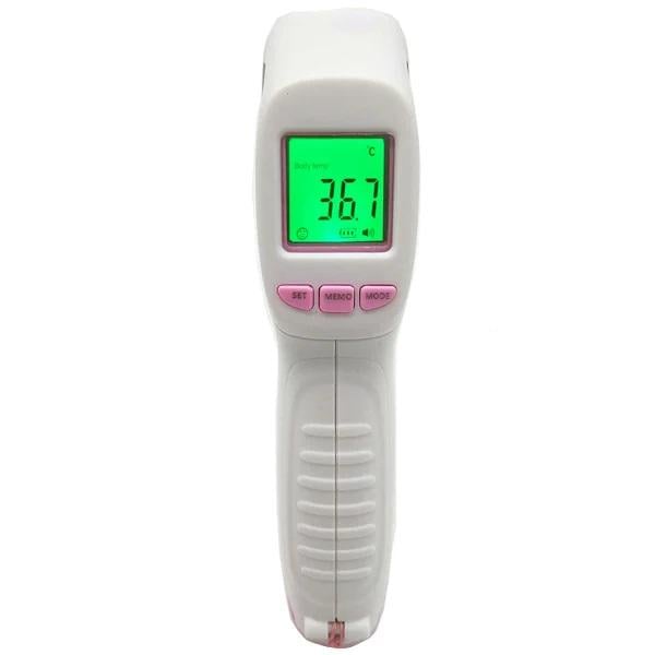 Термометр безконтактний GuoPhone JLT-C05 інфрачервоний цифровий Рожевий
