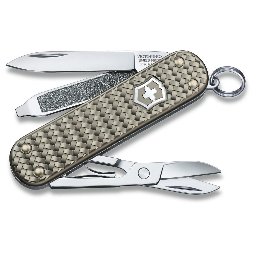 Нож складной Victorinox Classic SD Precious Alox Infinite Gray - фото 1 Нож складной Victorinox Classic SD Precious Alox Infinite Gray - фото 1