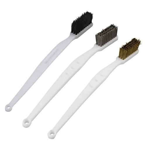 Набір щіток по металу дротові щітки 3 шт. 175 мм White (927248) Набір щіток по металу дротові щітки 3 шт. 175 мм White (927248)