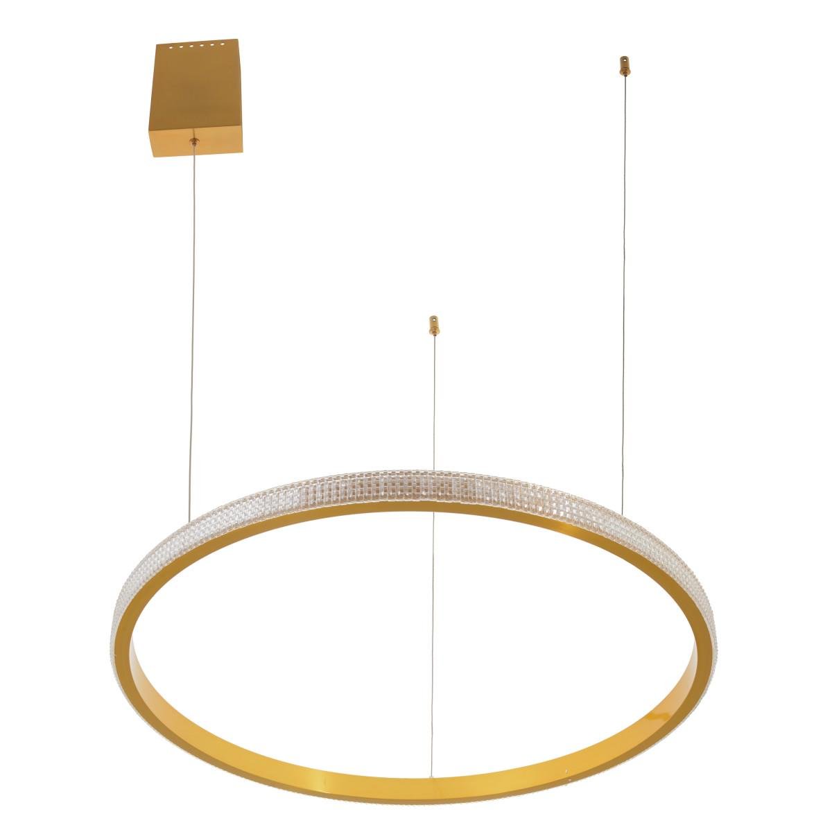 Люстра лофт подвесная светодиодная Brille BR-928S/63 W WW 80" G