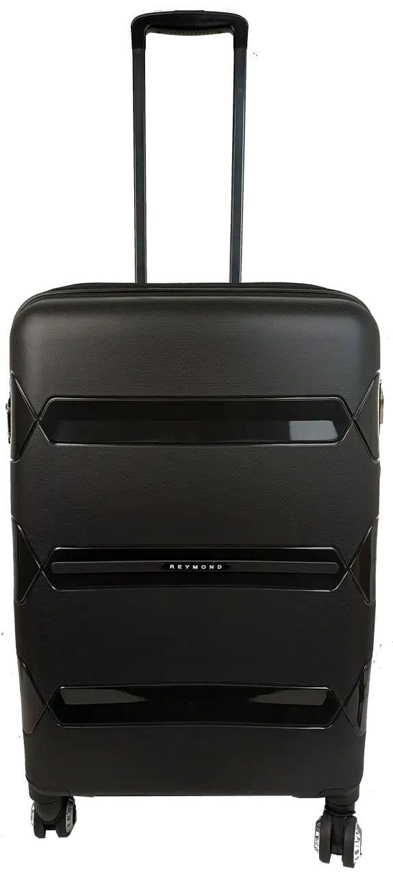 Валіза пластикова Reymond середня 80 л Чорний (S9010221)