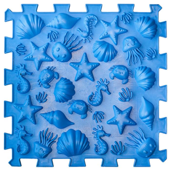 Розвиваючий килимок масажний Пазл морські 1 ел. Блакитний (OR00001247)