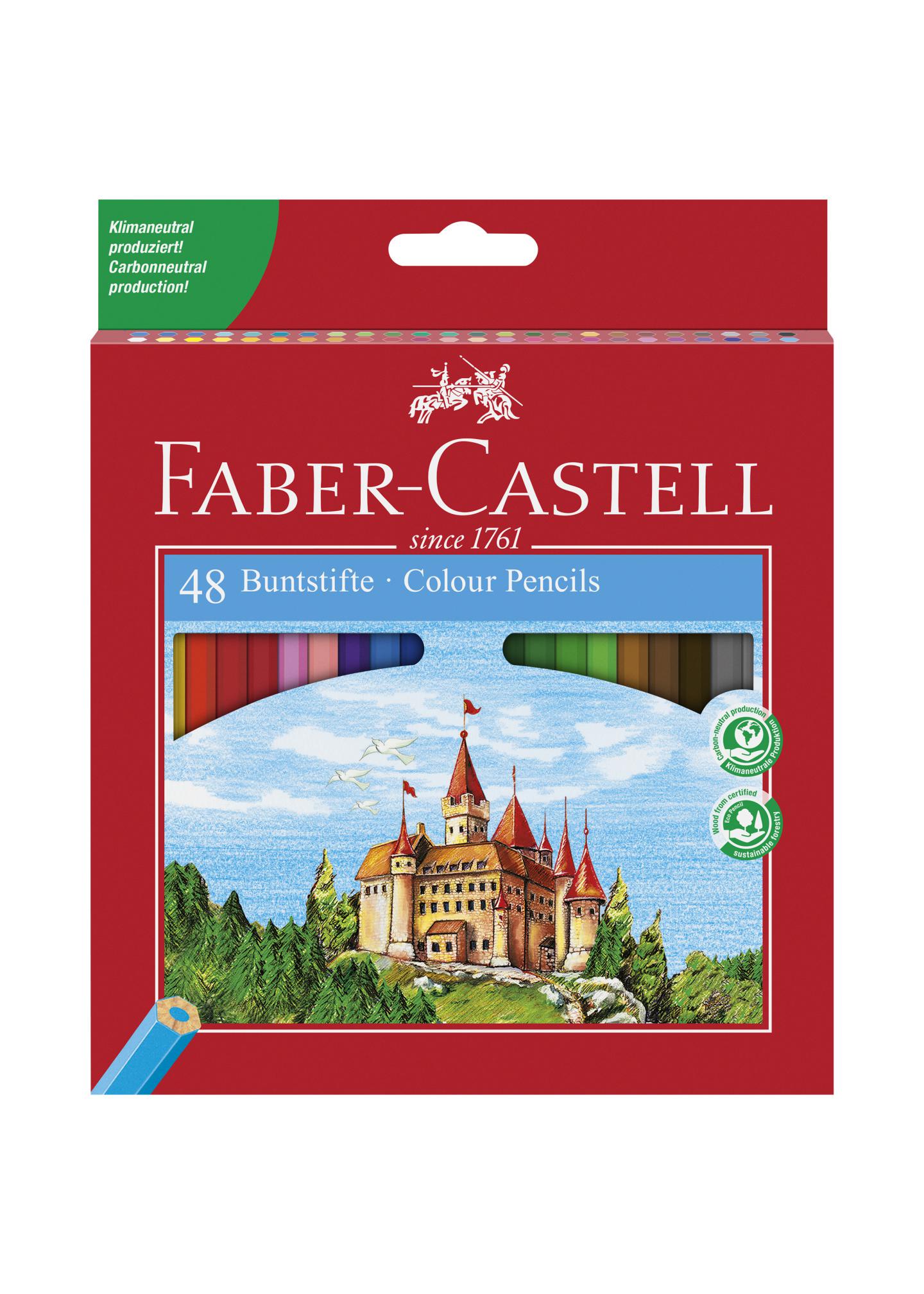 Набор карандашей Faber-Castell Замок и Рыцари 48 цветов (120148)