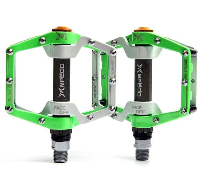Педалі для велосипеда Mpeda ALNC-930 Face OFF Біло-салатовий (1934692500)