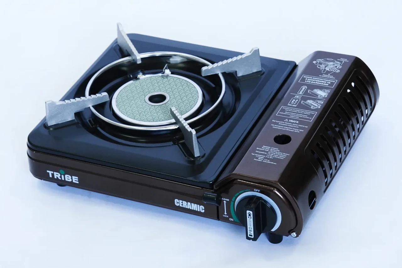 Газовая плита портативная Tribe Ceramic T-HD-0004 Brown (T-HD-0004-brown)