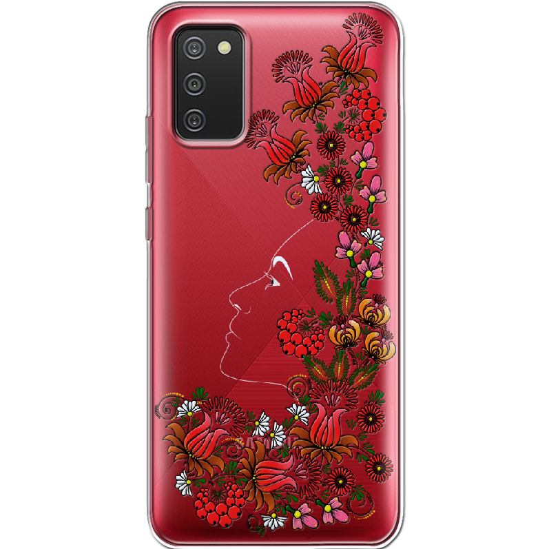 Чехол BoxFace Samsung A025 Galaxy A02S 3D Ukrainian Muse Прозрачный силикон (41511-bk64-41511)