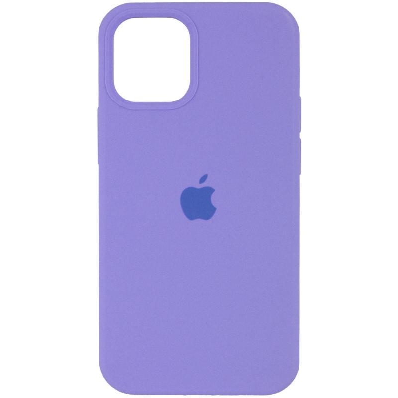 Противоударный чехол Silicone Case Full Protective (AA) для Apple iPhone 13 (6.1") Сиреневый / Dasheen