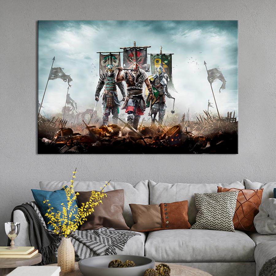 Настенний декор For Honor 80x54 см (A146-1)