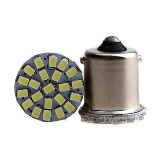 Автомобільні лампи LED комплект 1156 BA15S P21W 22 SMD 5050 Червоне світло (424409) Автомобільні лампи LED комплект 1156 BA15S P21W 22 SMD 5050 Червоне світло (424409)