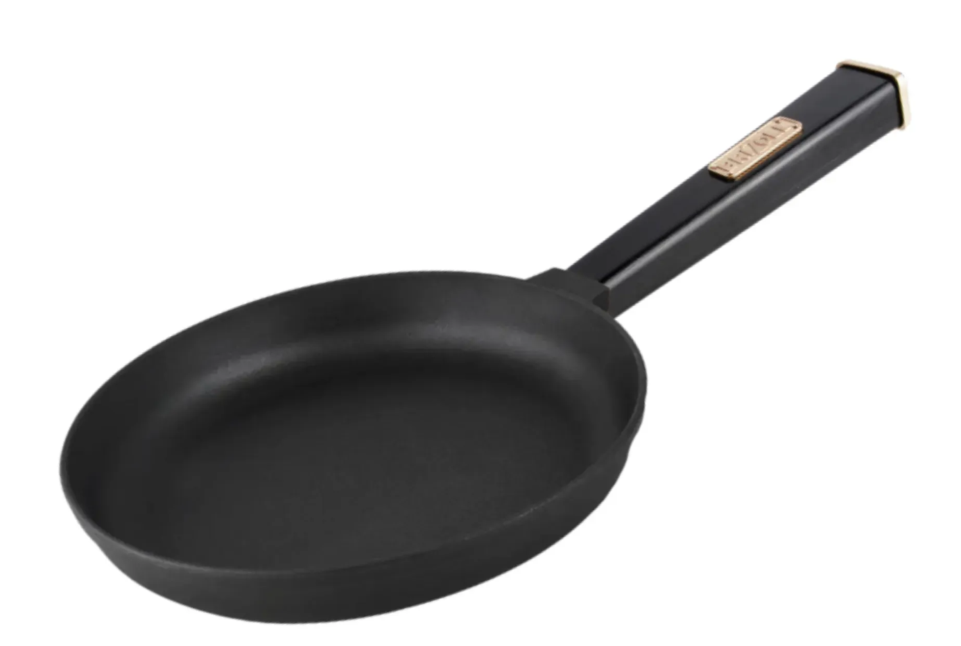Сковорода чугунная Brizoll Optima классическая удобная 280х40 мм Black (O2840-P1)