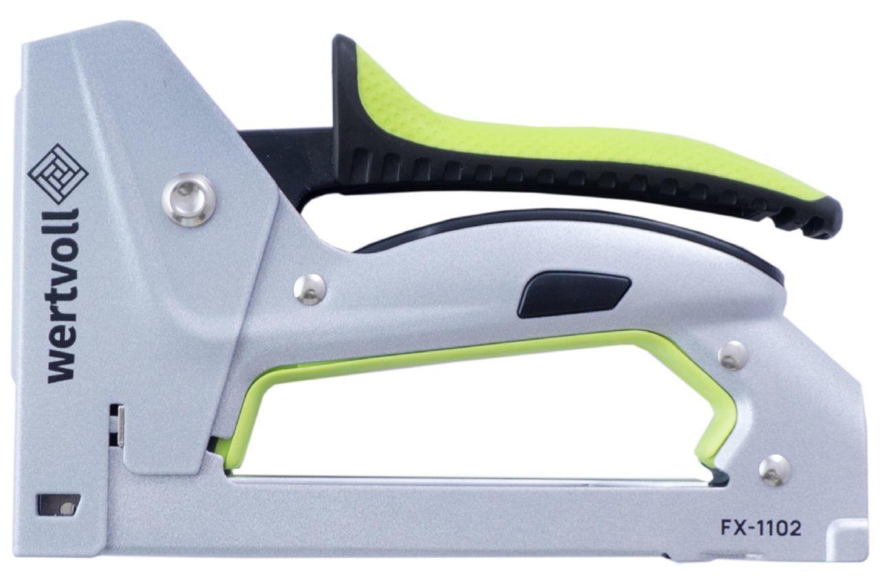 Степлер рессорный Wertvoll скоба 11,3x0,7x6-10 мм (FX-1102)