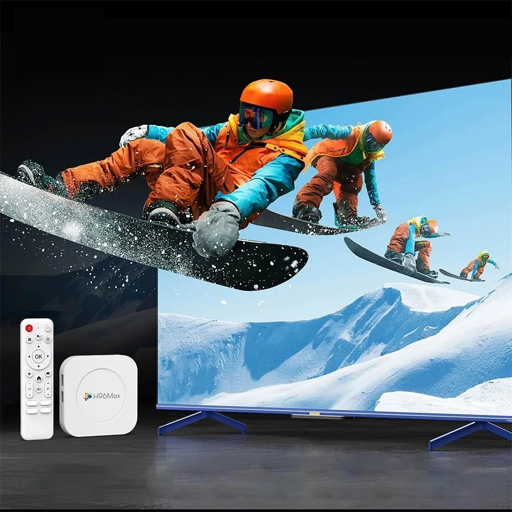 Смарт-приставка H96 Max M1 Plus 4/128 GB Android 14.0 голосовий пульт (29817201) - фото 6