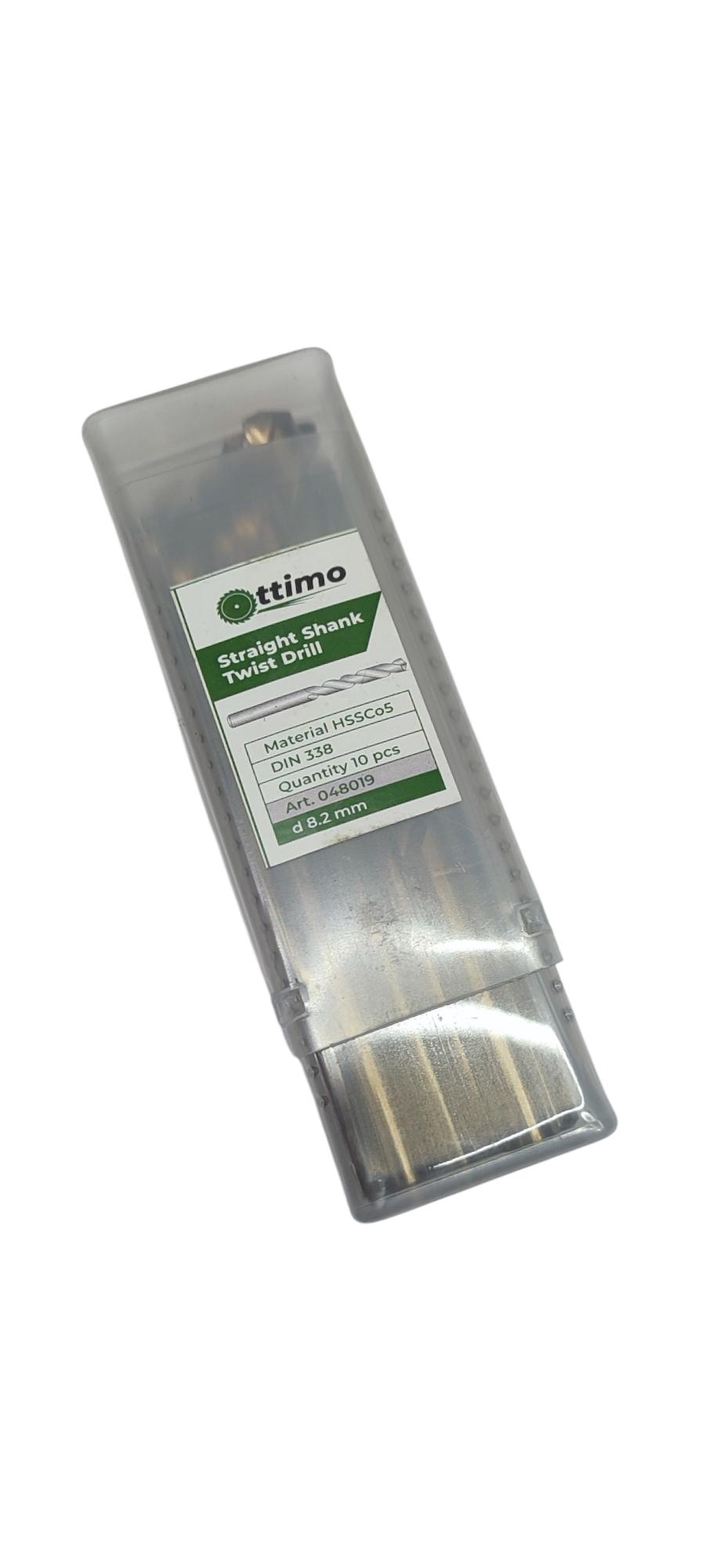 Свердло OTTIMO ц/х ф Р6М5К5 шліфоване А1 8,2 мм (048019) - фото 2
