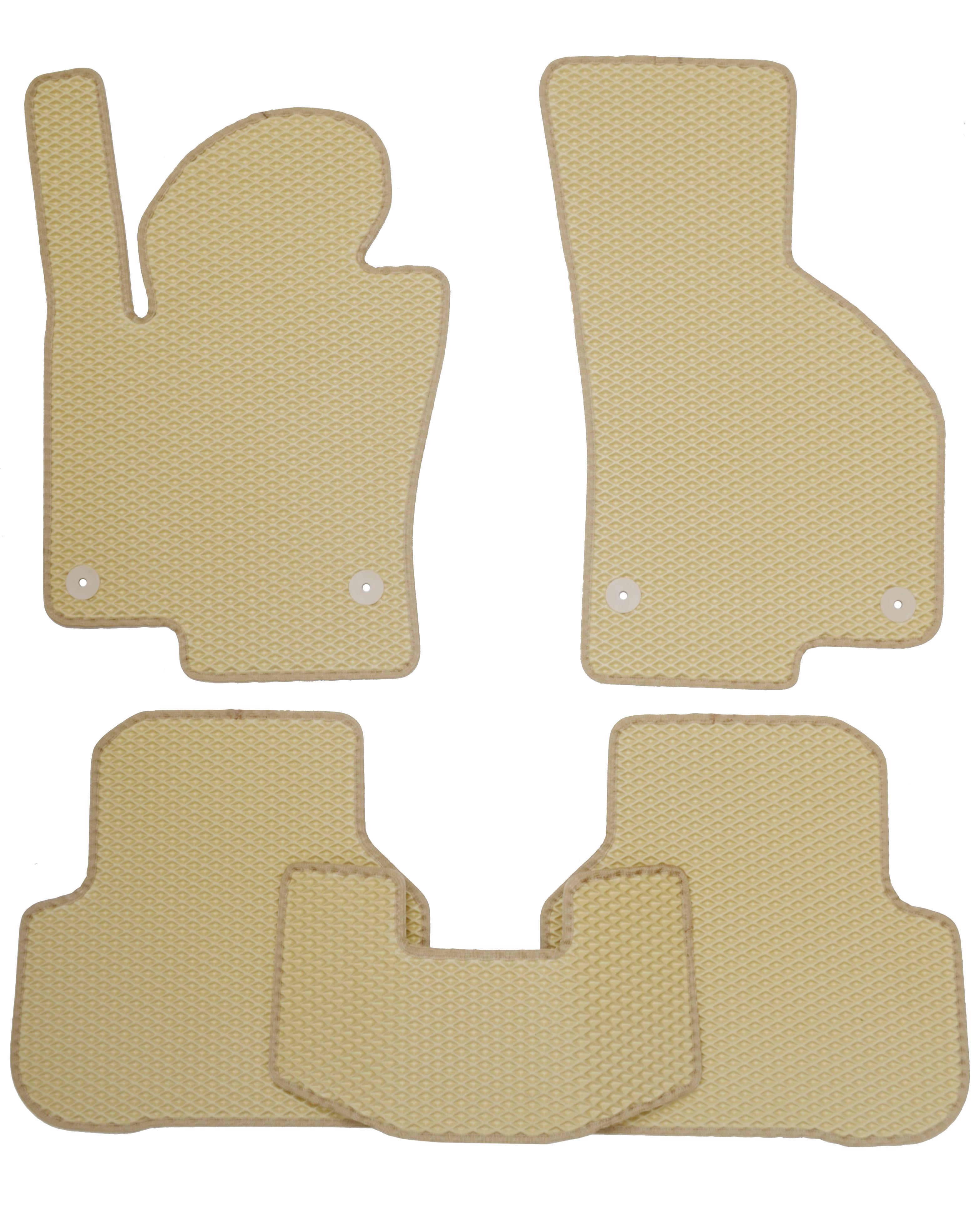 Коврики в салон для Volkswagen Passat B6 '05-10 EVA-полимерные Бежевый (157651)