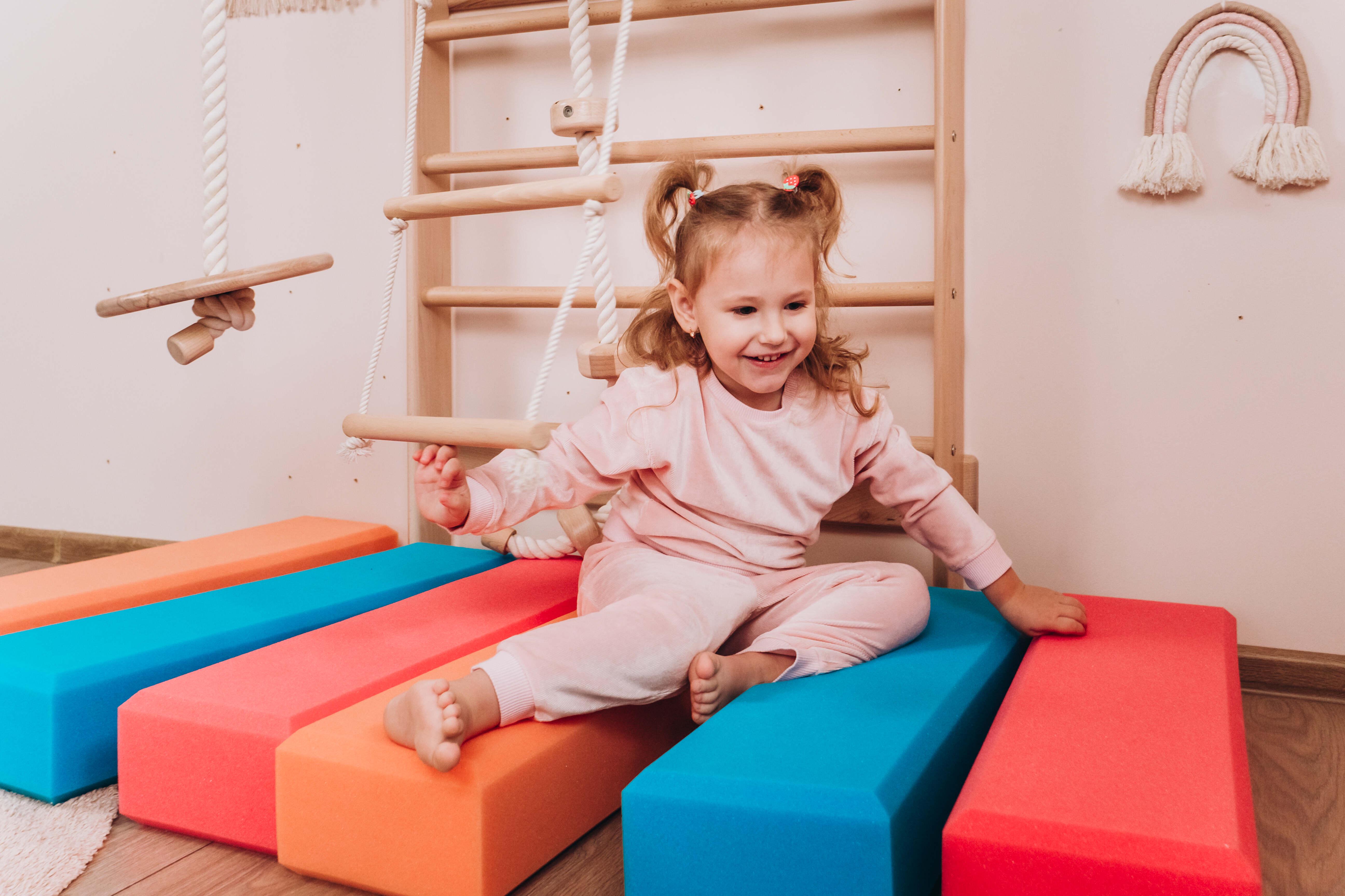 Набір будівельний дитячий Woodandhearts М'які Блоки 6 шт. (AAUM-6)