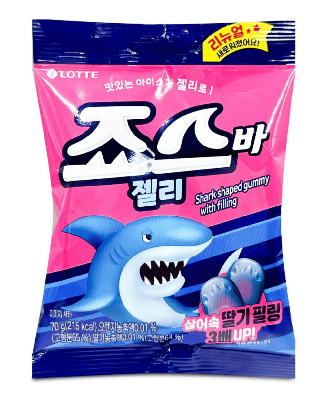 Конфеты желейные Lotte Korea Jellycious Gummy Fruit Jelly 70 г (3044558753)