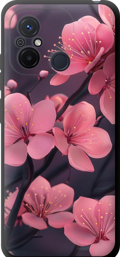 Чехол на Xiaomi Redmi 12C Пурпурная сакура (6075b-2962-42517)