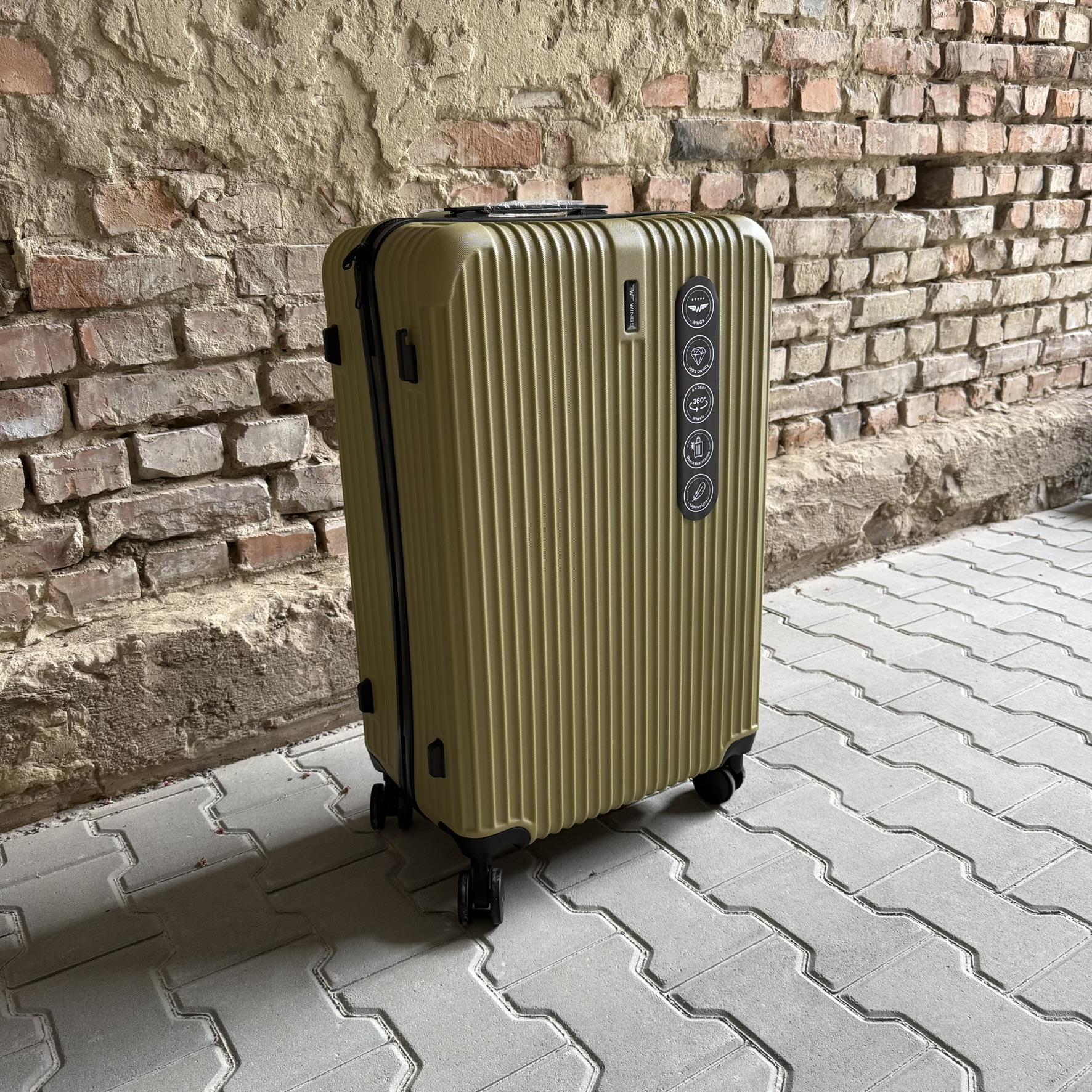 Чемодан Wings Egret дорожный L Оливковый (26557299) - фото 3
